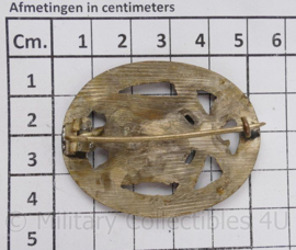 WO2 Duitse Algemeines Sturmabzeichen im Silber - 5 x 4 cm - topkwaliteit replica