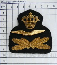 Klu luchtmacht onderofficiers pet insigne - 7,5 x 7 cm - origineel