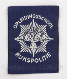 Embleem Opleidingsschool korps rijkspolitie - 5 x 6,5 cm - Origineel