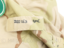 Korps Mariniers desert camo basis jas - met ISAF en TFU BG10 Patch - maat 8000/9500 - origineel