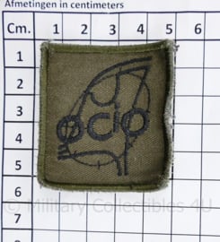 KL borst eenheid embleem met klittenband OCIO -  5 x 5 cm - origineel