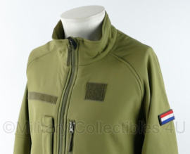 Defensie softshell jas Jack softshell KL groen 11-2019 - zeer licht- tot ongedragen - maat Medium - origineel