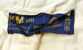 Koninklijke Marine 1981 donkerblauwe broek - maat 74 x 82 cm - origineel