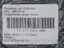 KL Nederlandse leger foliage ondergoed thermisch hemd lange mouw Hemd Vochtregulerend - nieuw in verpakking - maat Small - origineel