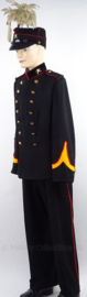 Antieke Nederlandse leger Kanonnier Artillerie uniform SET jas, broek en kepi - juli 1932 -  met originele insignes - maat 48 - origineel