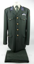 KL DT2000 uniform jas met broek Verbindingsdienst, met parawing en Majoor rang - maat 55 3/4 = XL-  origineel