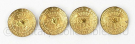 Knopen set van 4 stuks Mansfeld-Eisleben 1672 - diameter 24 mm - replica