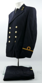 KM Koninklijke Marine blauw daagse uniform set Luitenant ter zee der 3e klasse - maat 52 - gedragen - origineel