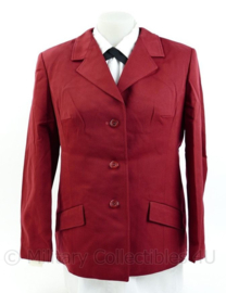 Spoorwegen dames uniform jas rood - meerdere maten - origineel