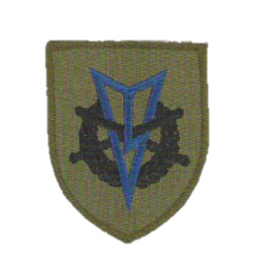 KL Koninklijke Landmacht MLV zwemmen embleem - 6,5 x 5,5 cm - origineel