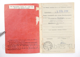 WO2 Duits Postsparbuch document set 4 delig - origineel Wo2 Duits