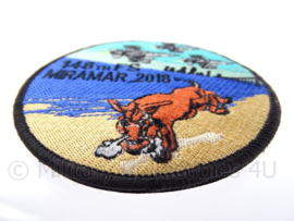 US Miramar 2018 Missie embleem "148th FS Fighter Squadron" - met klittenband - diameter 10 cm