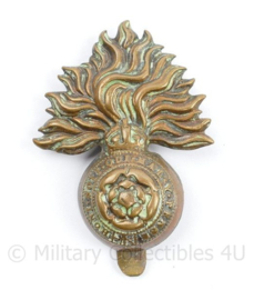 WO2 Britse Cap badge Royal Munster Fusiliers - Kings Crown - 6 x 4 cm - origineel
