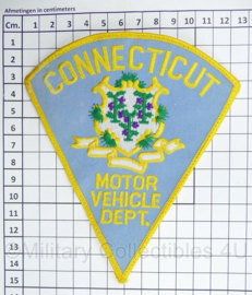 Amerikaanse Politie embleem American Connecticut Motor Vehicle Dept. patch - 14,5 x 12,5 cm - origineel