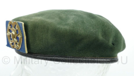 KL Nederlandse leger DT2000 baret met Verbindingsdienst insigne - maat 58 - origineel