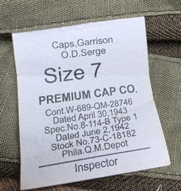 US overseas cap OD - replica - size 7 = Small