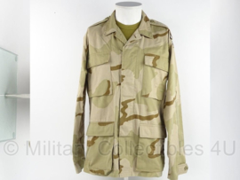 KM Korps Mariniers Desert jas (us army desert camo) - met zwart klittenband voor naamlint - maat Medium Regular - origineel