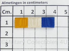 Defensie medaillebalk Onderscheidingsteken voor Langdurige Dienst als Officier - 3,5 x 1 cm - origineel
