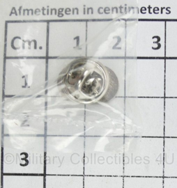 Defensie speld ondersteuningscommando Zilverkleurig- 2 x 1 cm - origineel