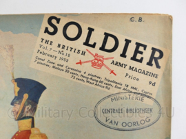 The British Army Magazine Soldier Vol 7 No 12 February 1952 -  Afkomstig uit de Nederlandse MVO bibliotheek - 30 x 22 cm - origineel