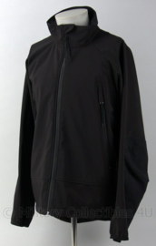 Militaire softshell jas zwart - ongedragen - maat XL - origineel