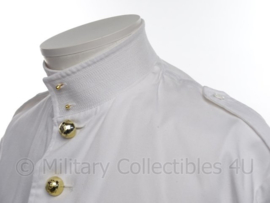 Korps Mariniers witte tropen uniform jas met opstaande kraag  Toetoep - zeldzaam - maat 62 = 3XL  - origineel