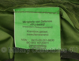 KL Nederlandse leger Anti- muggen hoed met tas Klamboe gelaat insectenwerend - NIEUW in verpakking - origineel