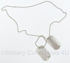 WO2 US Army  dogtag paar Howard - replica