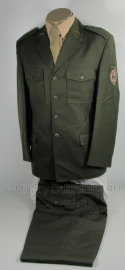 Uniform set - jas + broek + schuitje ongebruikt  - maat XS Tm. XL en 5xl -  Donkergroen - origineel
