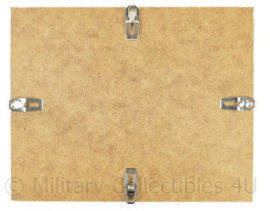 Foto in lijst van Franse Hotchkiss M201 jeep met SS10 antitankraketten - 25 x 20½ cm