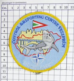Luchtmacht NATO Control & Reporting Centre Veszprem - Silver shark - diameter 10 cm - origineel