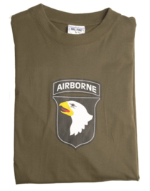 T shirt 101st airborne - Groen