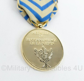 Franse medaille - Medaille de reconnaissance de la - 9 x 4 cm - origineel