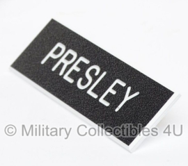 Elvis Presley naambordje Elvis Presley Name Plate Class A voor op Class A uniform