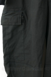 Britse Politie coverall overall zwart - maat 52 - licht gedragen - origineel