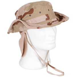 KL Nederlandse leger hoed zomer desert Bush hat boonie Desert - maat 55 tm. 60  cm - origineel