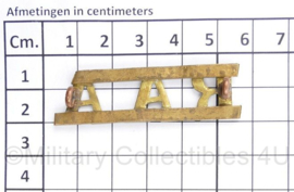 Britse Naoorlogse Schouder badge RAA - 5,5 x 2  cm - origineel