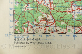 WW2 British War Office map 1944 Central Europe Minden - 88 x 64,5 cm - origineel