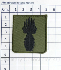 Defensie borst brevet handgranaat werpen 2 -  5 x 5 cm - origineel