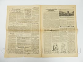 WO2 Duitse krant 8 Uhr Blatt 10 juni 1942 - 47 x 32 cm - origineel
