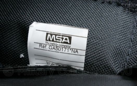 Zeldzame zwarte MSA GA50171 gasmasker tas DSI - 25 x 12 x 28 cm - NIEUW - origineel