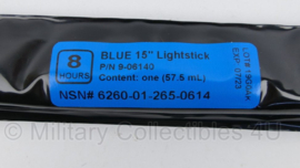 Militaire 15'' = 33 cm. breaklight Chemlight Cyalume  - 8 hour BLUE - breaklight tht 7-2023