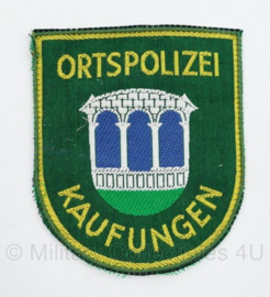 Duitse politie embleem  Ortspolizei Kaufungen - 9 x 8 cm - origineel