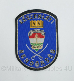 Hongaarse Politie embleem Hungarian Rendőrség Police patch - 11 x 8 cm - origineel