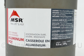 MSR Trail Lite 2l Pot Pan aluminium (zonder deksel)  - gebruikt - origineel