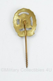 WO2 Duitse DRL Deutsches Reichsabzeichen für Leibesübungen mini pin speld - 3,5 x 1,5 cm - origineel