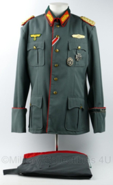 WO2 Duitse Generaals uniform set gabardine met insignes  - maat XXL - replica