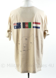 Defensie T-shirt Uruzgan Nederland Australië Afghanistan   - maat L - origineel