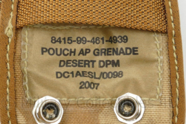 Britse leger AP Grenade pouch desert DPM - 12 x 8 x 4 cm - nieuw - origineel