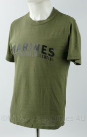 KMARS Korps Mariniers Marines Unity Strength Dedication 1665 shirt groen - maat Small - gedragen - origineel